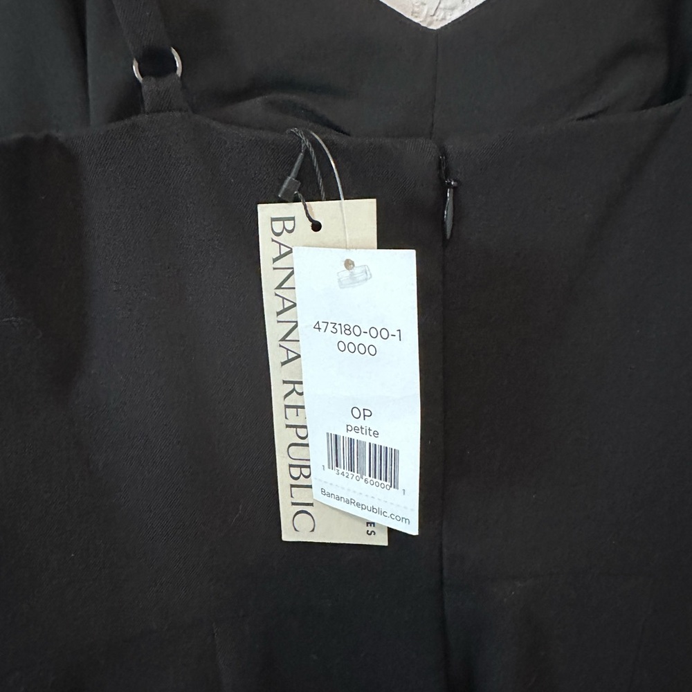 Banana Republic Black Strappy Mini Dress